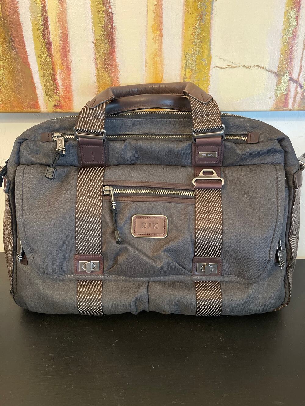 TUMI Alpha Bravo Pinckney Flap
Briefcase gray brown